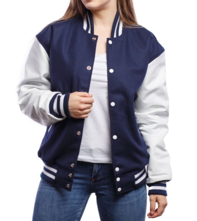 Regal Blue & White Varsity Jacket