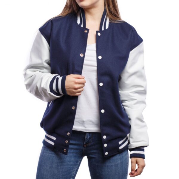 Regal Blue & White Varsity Jacket