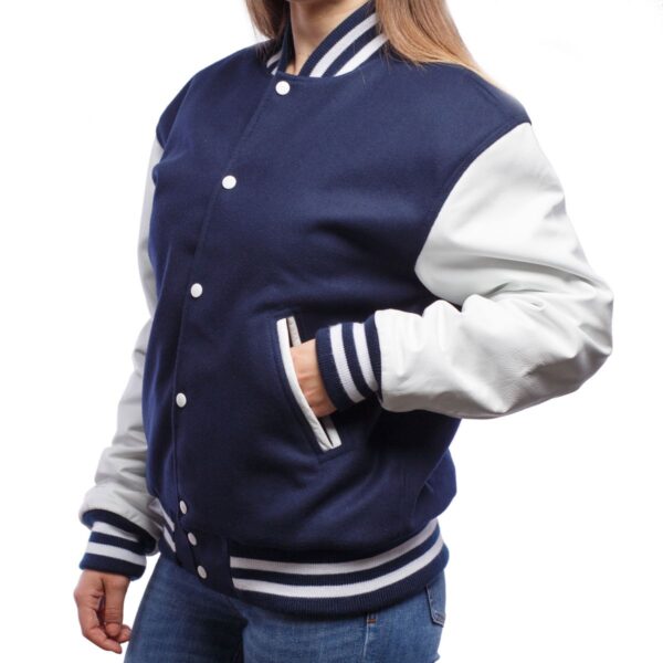 Regal Blue & White Varsity Jacket