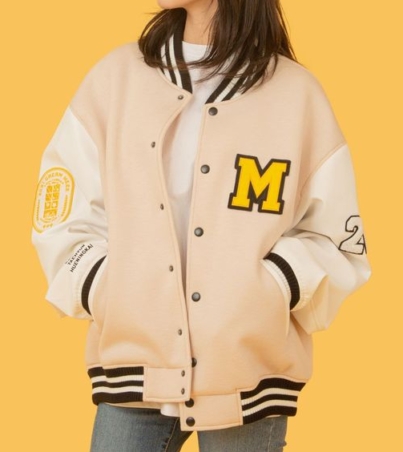 Feminine Letterman Outerwear