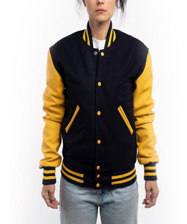 Citrus Zest Letterman Lady's Jacket