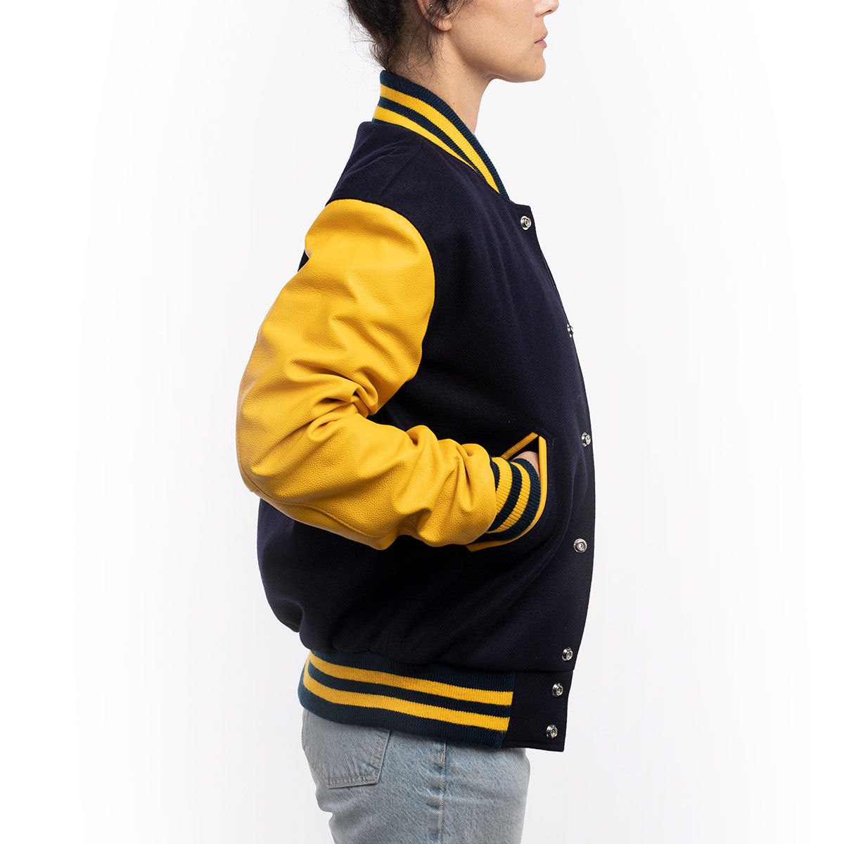 Citrus Zest Letterman Lady's Jacket