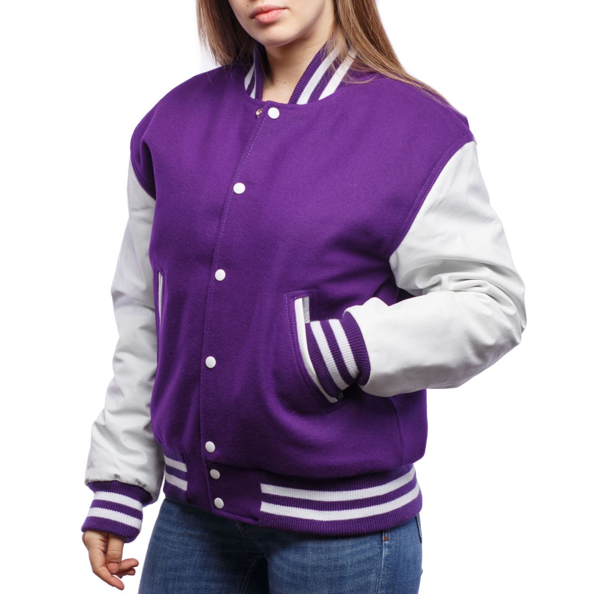 Regal Snowfall Women Letterman Jacket