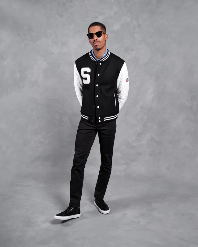 SG Varsity - Professional Black + White Jacket