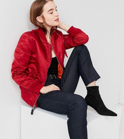 Modern Varsity Bomber Coat