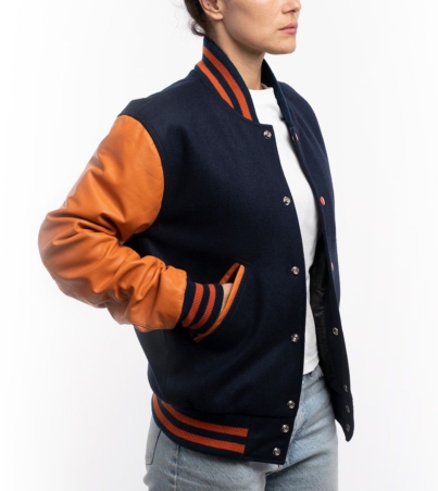 Majestic Sunset Letterman Lady's Jacket