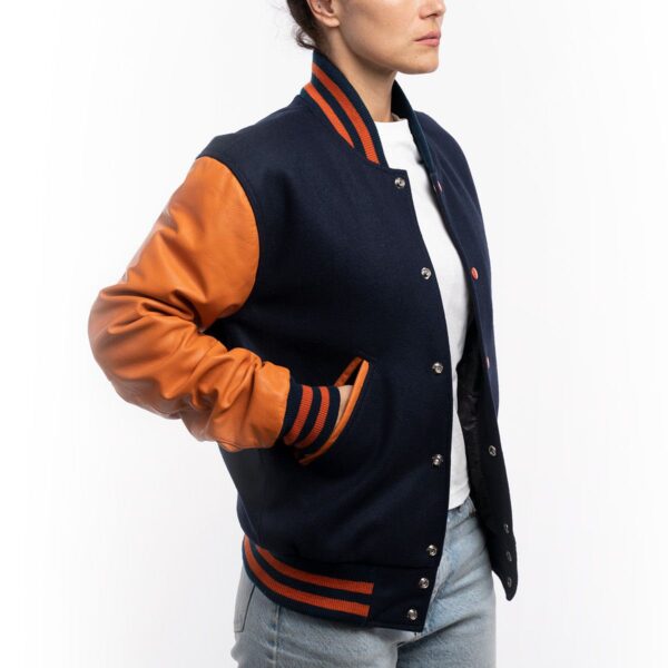 Majestic Sunset Letterman Lady's Jacket