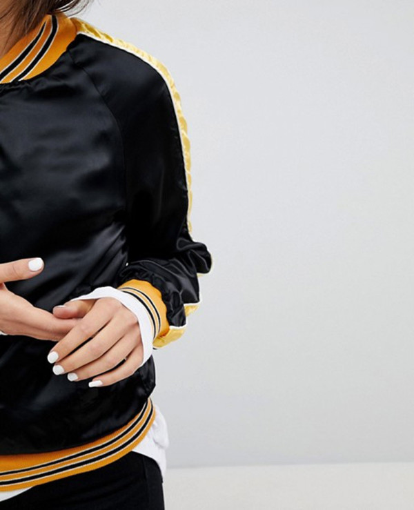 Trendy Bomber Letterman Jacket