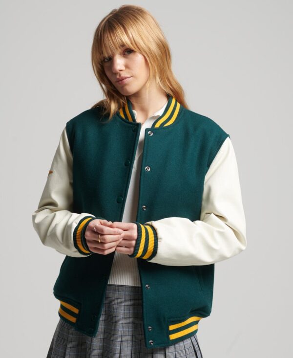 Feminine Lady's Varsity Look