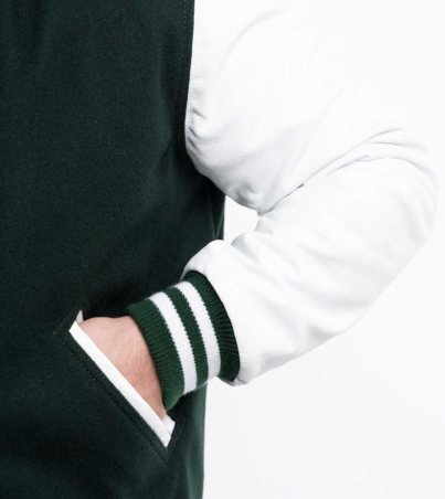 Varsity Jacket Dartmouth Green Wool