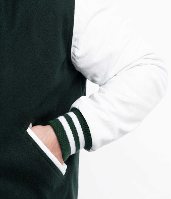 Varsity Jacket Dartmouth Green Wool