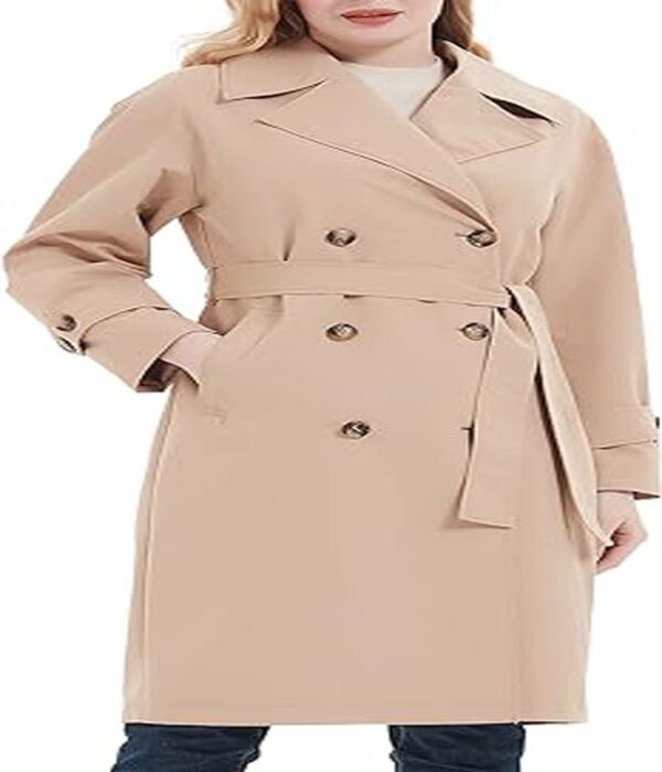 Double-Breasted Trench Coat: Spring and Fall Fashion