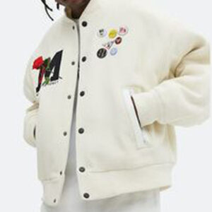 Wool varsity jacket