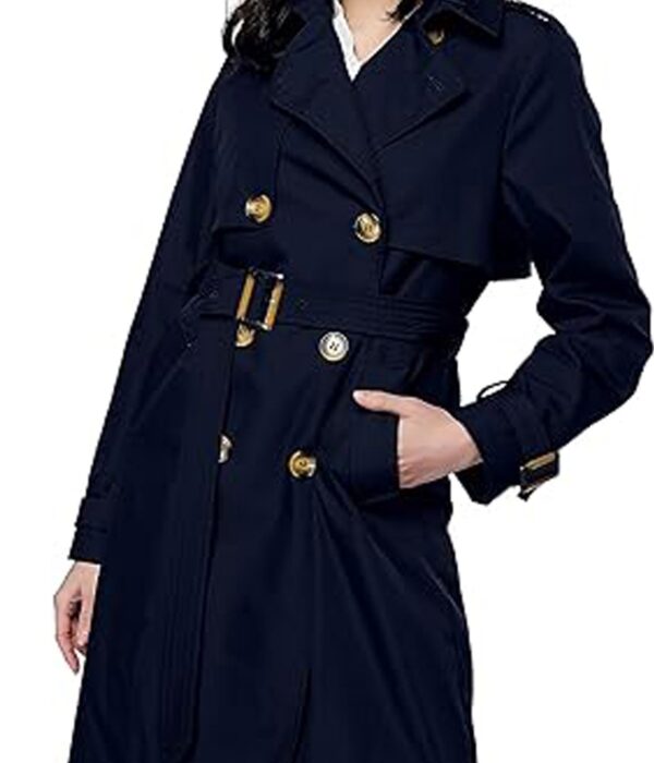 Women's Belted Lightweight Doubled Trench Coat