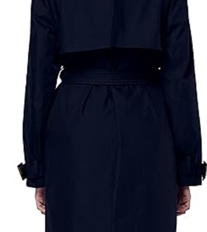 Women's Belted Lightweight Doubled Trench Coat