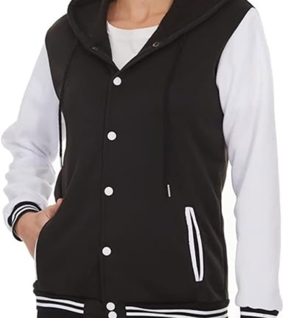 Women's Sporty Letterman Jacket