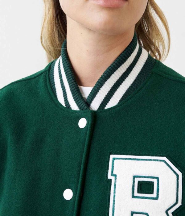 Vintage-Style Women's Letterman Jacket