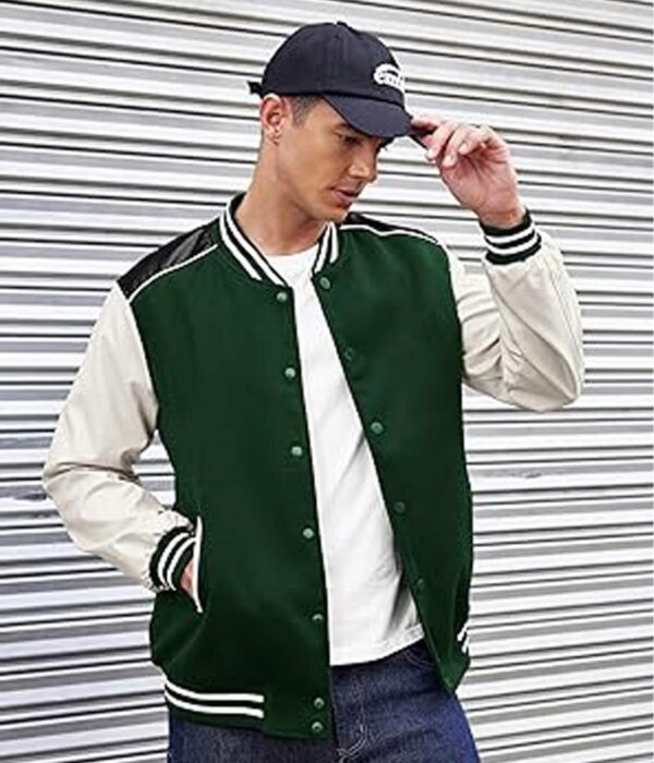 Retro Style Men's Baseball Varsity Jacket