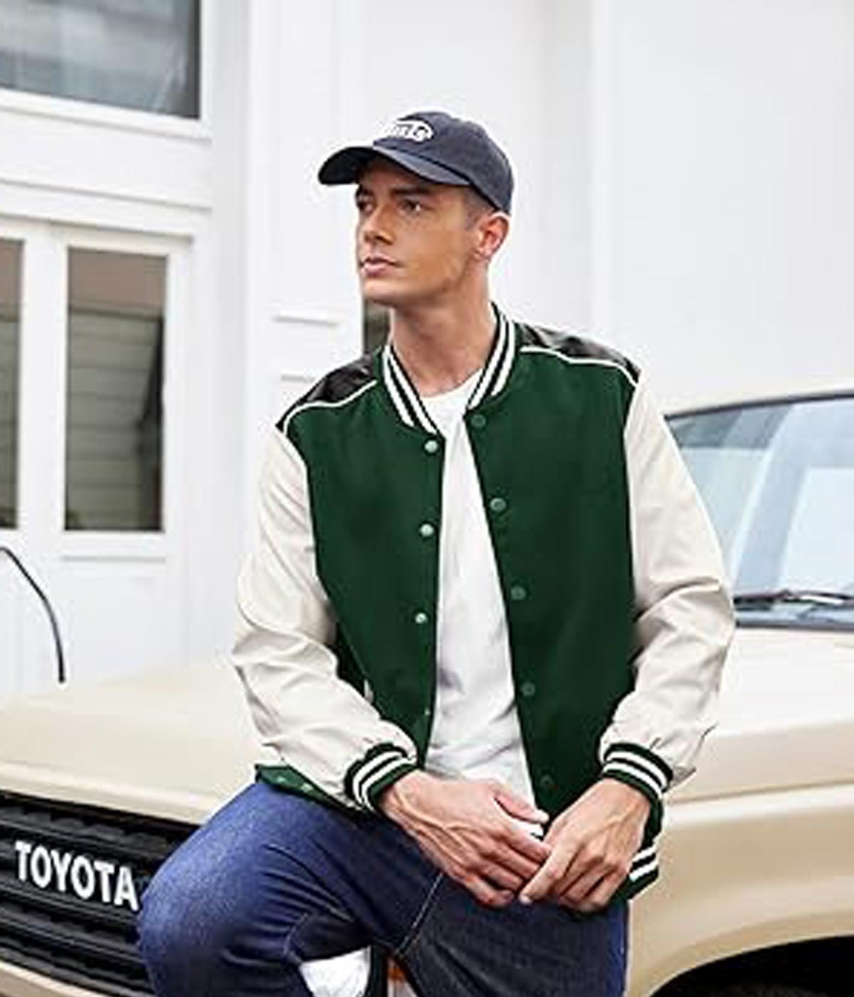 Retro Style Men's Baseball Varsity Jacket