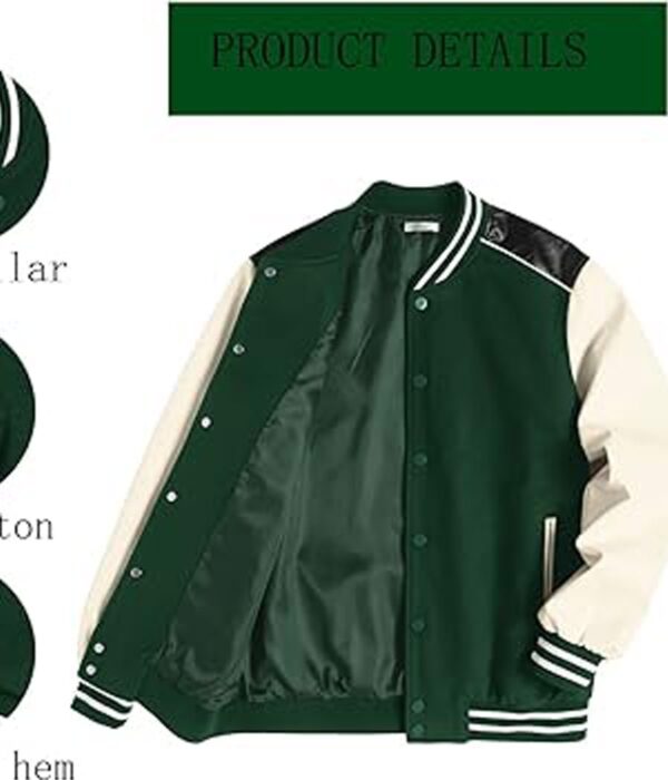 Retro Style Men's Baseball Varsity Jacket