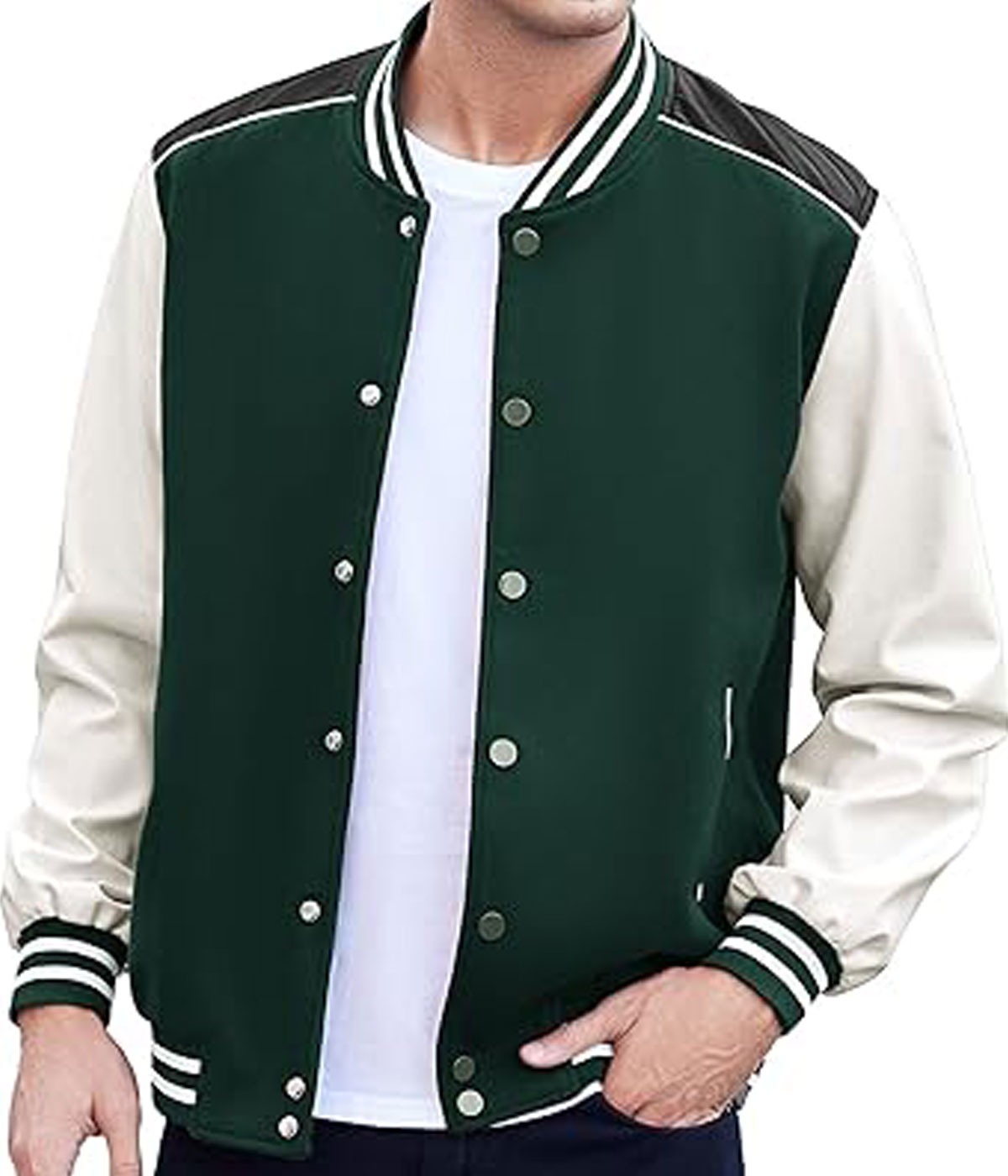 Retro Style Men's Baseball Varsity Jacket