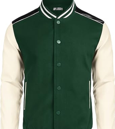 Retro Style Men's Baseball Varsity Jacket