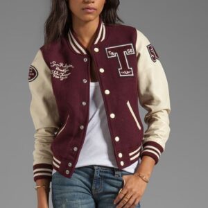 Athletic varsity jacket