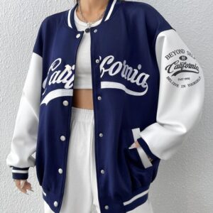 Wool varsity jacket