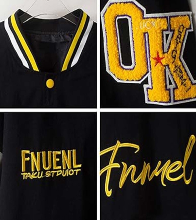 Unisex Streetwear Varsity Jacket Coats