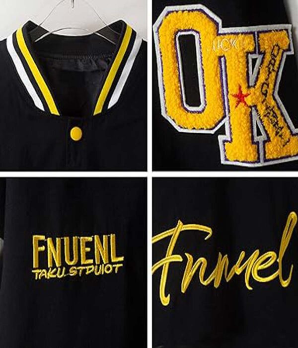 Unisex Streetwear Varsity Jacket Coats