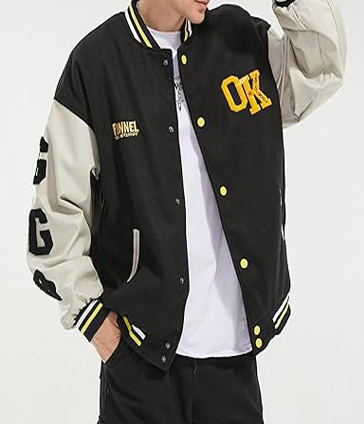 Unisex Streetwear Varsity Jacket Coats