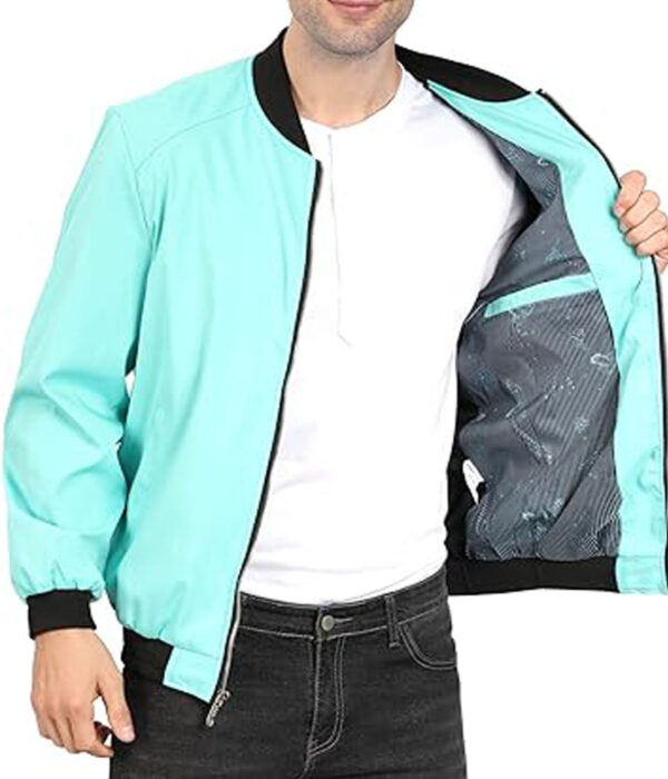 Varsity Jacket Softshell Lightweight Blue Flight