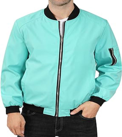 Varsity Jacket Softshell Lightweight Blue Flight