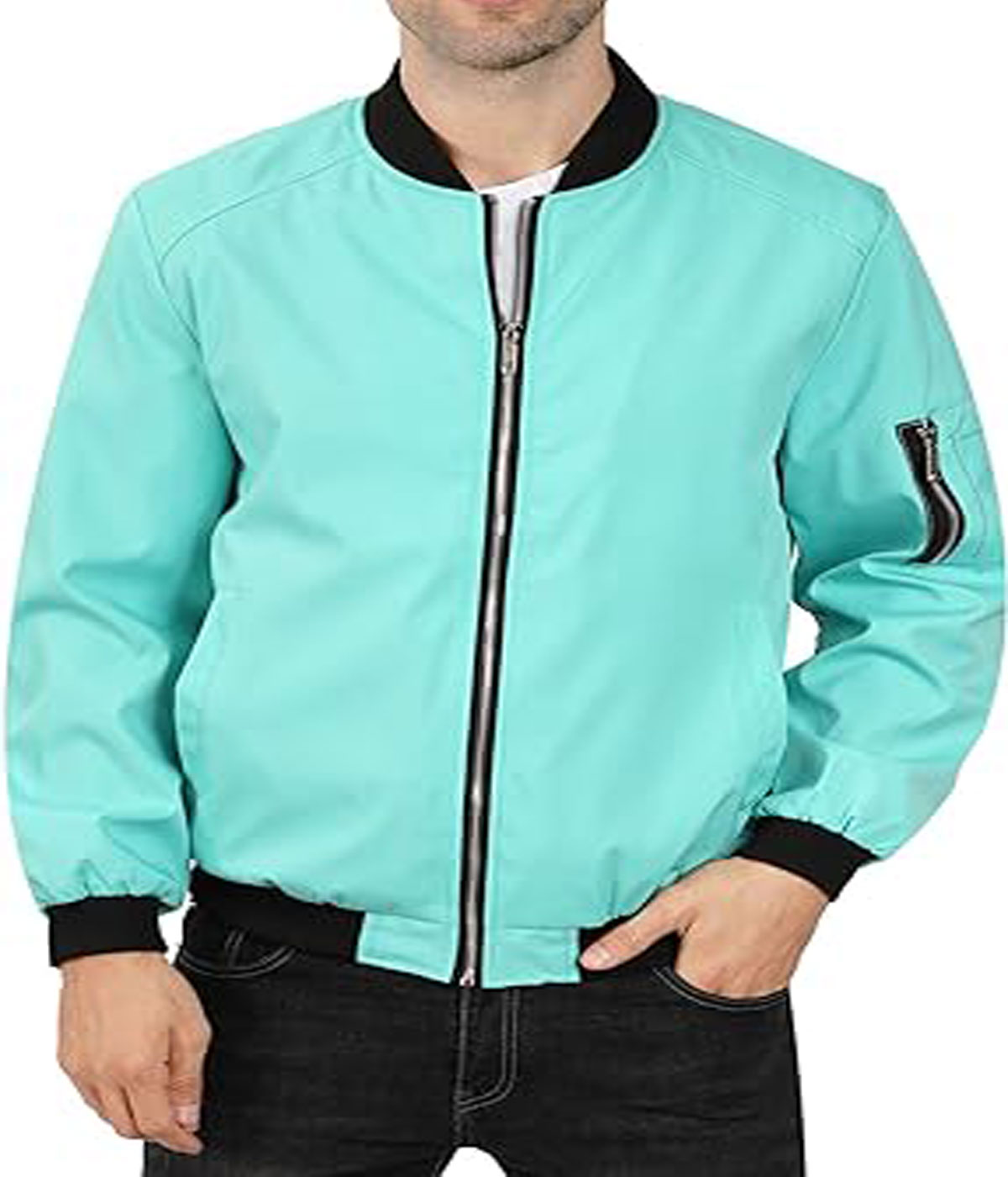 Varsity Jacket Softshell Lightweight Blue Flight