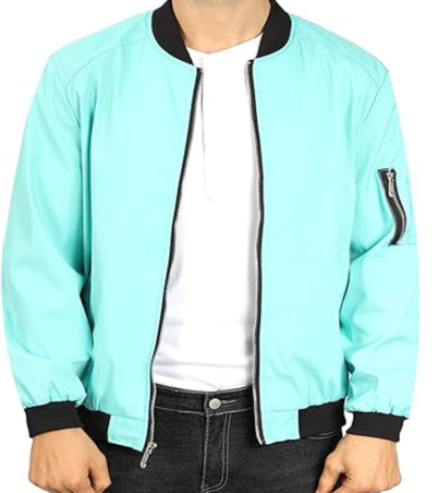 Varsity Jacket Softshell Lightweight Blue Flight