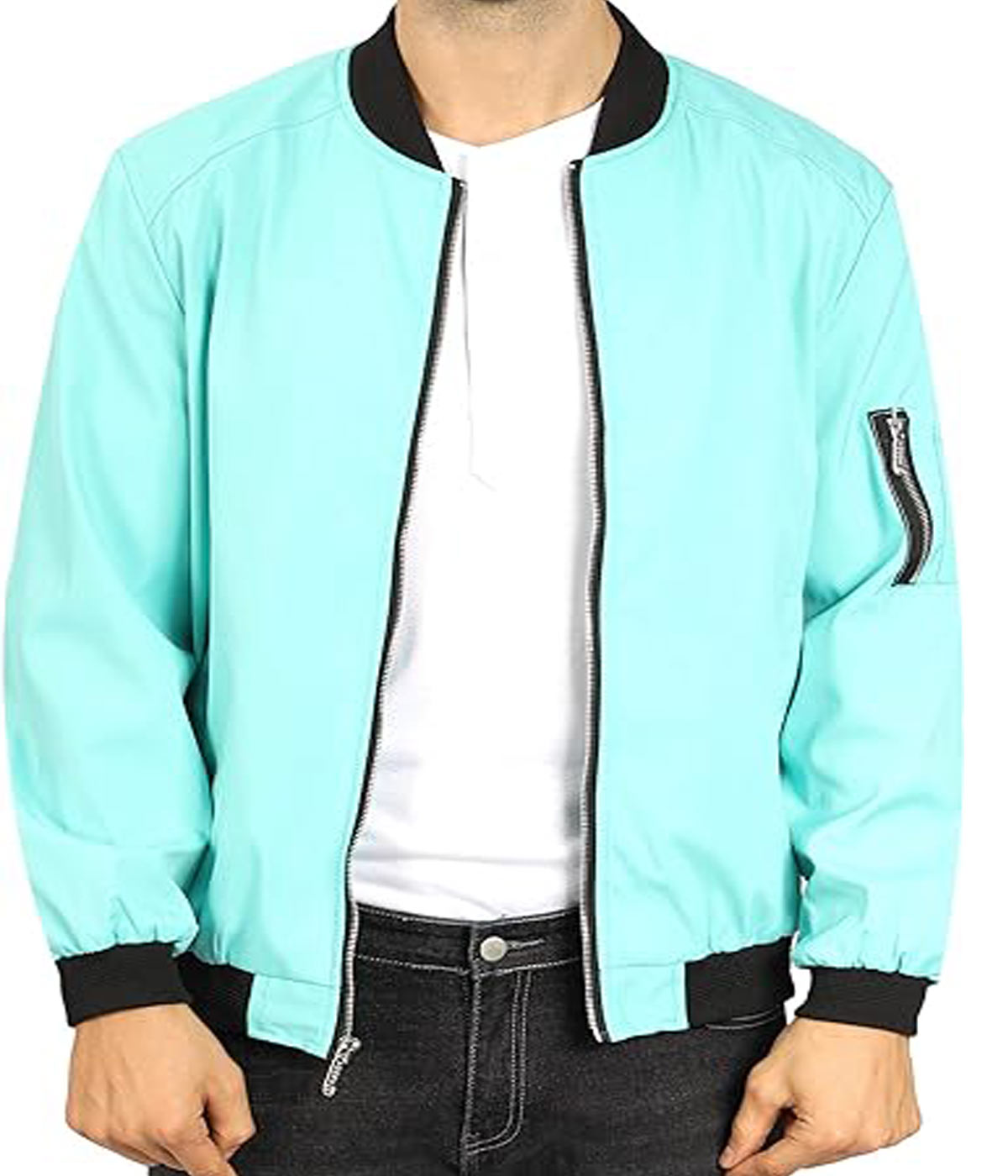 Varsity Jacket Softshell Lightweight Blue Flight