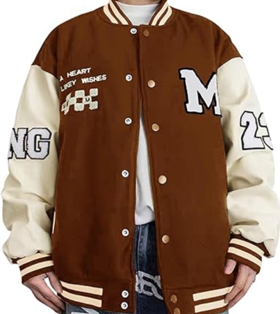 Urban Men's Wool Varsity Sports Jacket