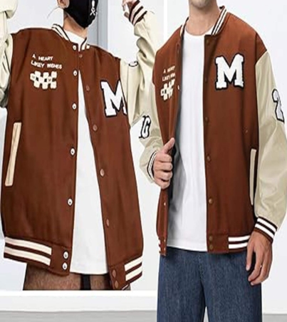 Varsity Jacket Unisex Outerwear Streetstyle