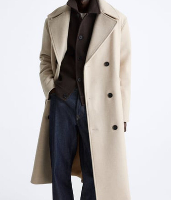 Varsity Jacket Wool Blended Coat