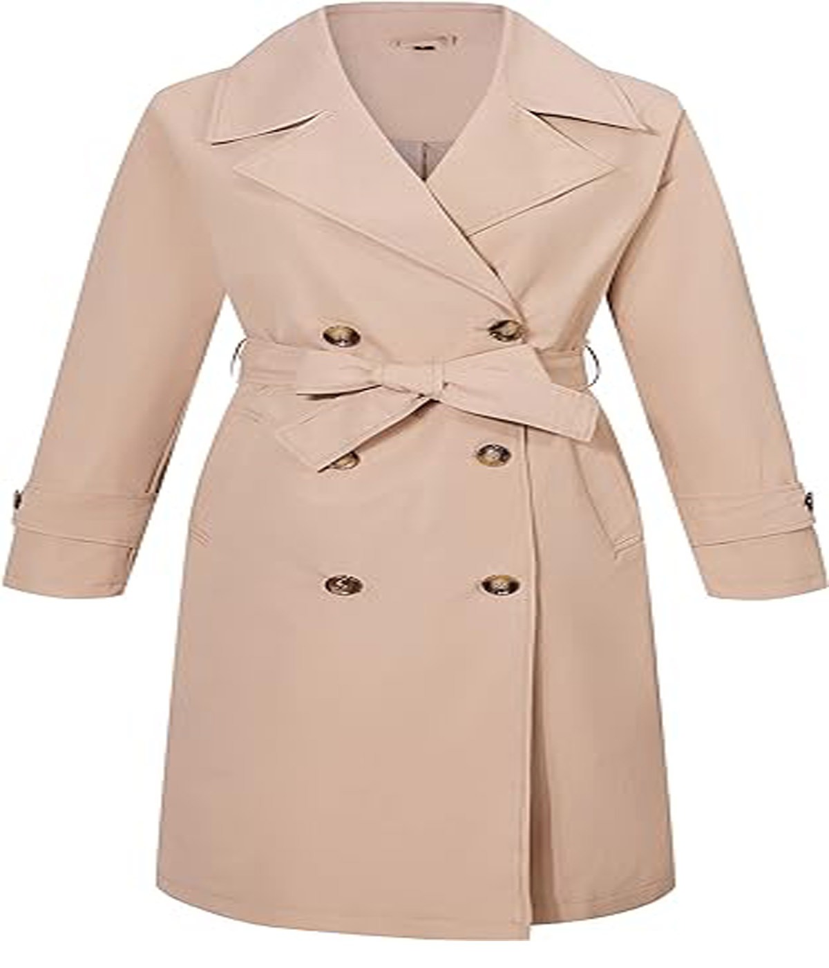 Double-Breasted Trench Coat: Spring and Fall Fashion