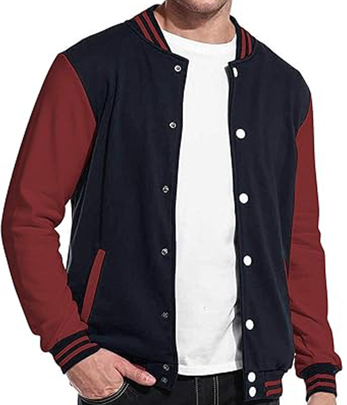 Varsity Jacket Brand Cotton Slim Fit Letterman Baseball Bomber