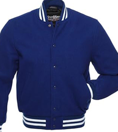 Authentic Varsity Jacket Woolen Letterman Outerwear