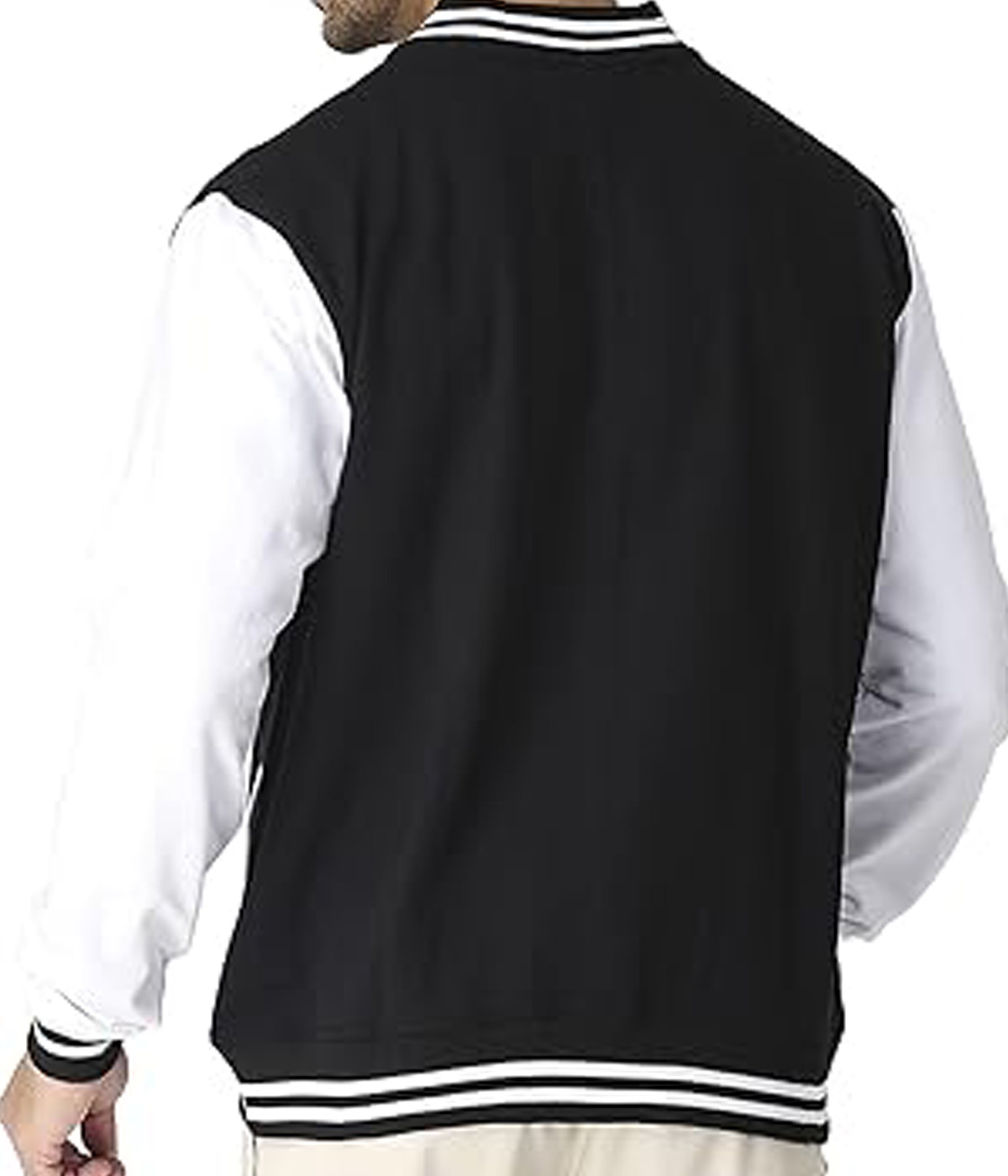 Black Unisex NY Varsity Jacket