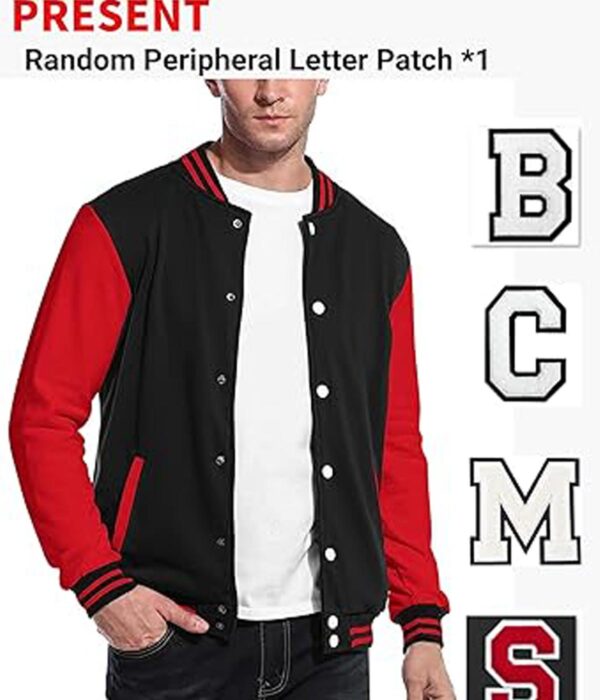 Varsity Jacket, Boys Letterman Wool Blend