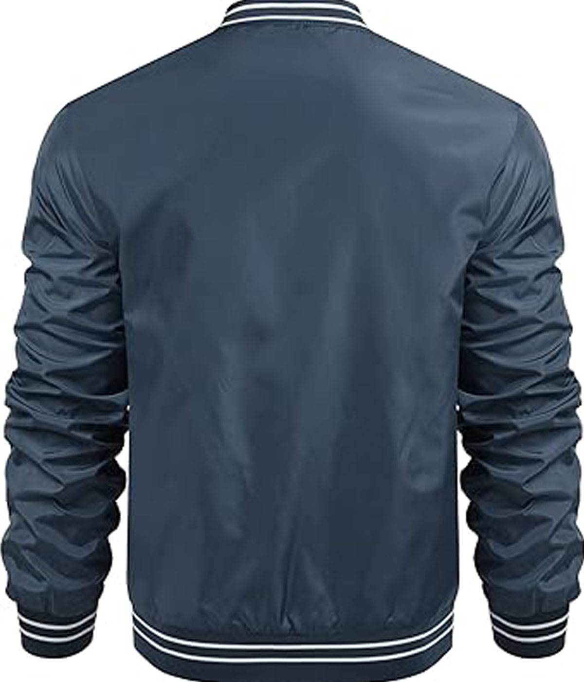 Zip-Up Lightweight Men's Bomber Varsity Jacket