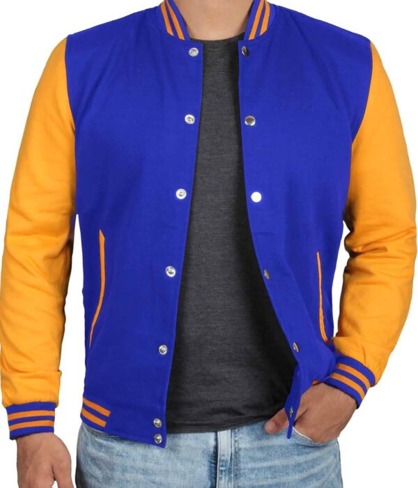 Professional Varsity Jacket Men Bomber Fleece Baseball