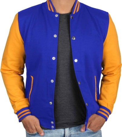 Professional Varsity Jacket Men Bomber Fleece Baseball