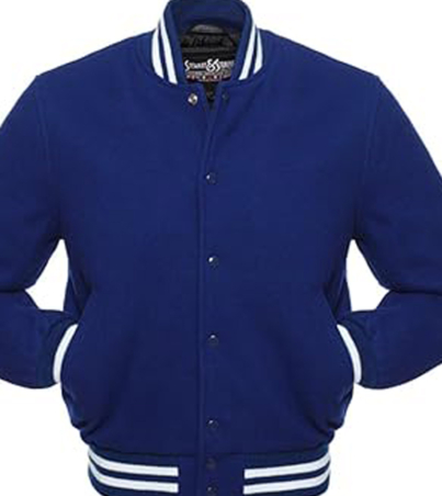 Authentic Varsity Jacket Woolen Letterman Outerwear