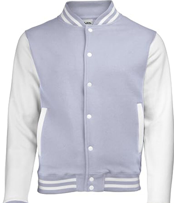 Men's Wool Varsity Jacket with Pockets Classic Style