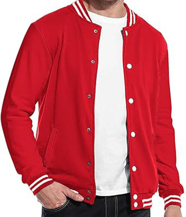 Varsity Jacket Brand - Slim Fit Cotton Letterman Baseball Wool